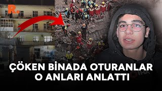 Konya'da çöken binada oturanlar o anları anlattı: Kolonların arasında kaldım