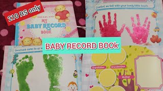 BABY RECORD BOOK 👶🤱/ COLLECTION OF MEMORIES ❤️