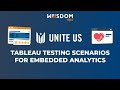 Tableau Testing Scenarios For Embedded Analytics At Unite Us