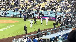 Hello Kitty throws the First Pitch! // Hello Kitty Night at Dodger Stadium