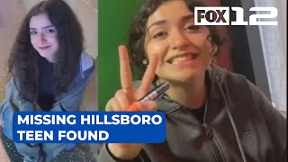 Missing Hillsboro teenager found safe: Police