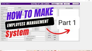 C# Full project(Employees management and Payroll system using SQLServer) - Part 1