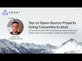 Apache Cassandra Lunch #85: Top 10 Open-Source Projects Using Cassandra in 2022