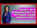 What Is A Breakpoint In Python Code Debugging? - Python Code School