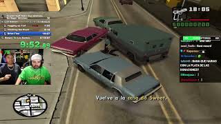 Bananirou hace speedrun de GTA SA con NEV y pechean históricamente