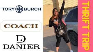 THRIFT TRIP | COACH BAGS DANIER LEATHER BAGS TORY BURCH