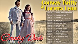 Loretta Lynn, Conway Twitty Gretaets Hits ღ Best Country Love Songs 70's 80's ღ Country Duets Songs