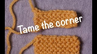 Neater Finish of Bind Off Corner // Technique Tuesday