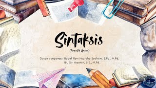 Kelompok 3 – Sintaksis (Linguistik Umum)