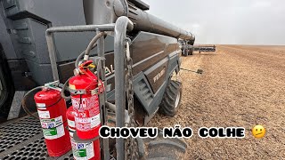 Ep 375  Entremos com as 8 máquinas no Segundo talhão da fazenda # colheita soja Mato Grosso