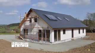 Passive house time lapse building in Wicklow