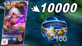 GOODBYE BUFF KARRIE!! HANABI FIRST ITEM THUNDERBELT IS TOO TANKY IN LATEGAME!!😱 (100% BROKEN!)