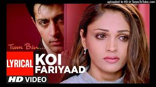 "Koi Fariyaad" Full Song with Lyrics | Tum Bin | Jagjit Singh