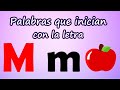 Palabras que inician con Mm | Aprende a leer y escribir