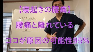 【朝腰痛体操】実は腰と離れているコレが原因の可能性 95%