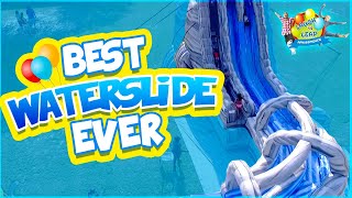 Rock Twist Dual Lane Water Slide | Inflatable Water Slide Bounce House | Party Rental South Carolina