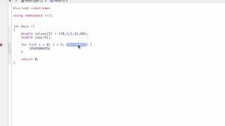 How to copy / duplicate an array (C++ programming tutorial)
