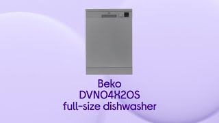 Beko DVN04X20S Full-size Dishwasher - Silver - Product Overview