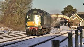 Snow and Frost for the Capital Scot 87002 Plus 37521 Crew training 10/01/2025