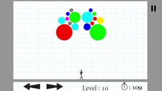 Stickman Super Bubble Pang 2D (Made With Unity)