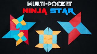 Multi-Pocket Ninja Star! (Interlocks + Joins Together)