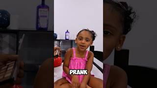 Londyn does black eye prank on mommy #shorts