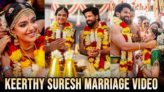 మహానటి పెళ్లి 😘💘: Keerthy Suresh Wedding Video | Keerthy Suresh Marriage Video | Keerthy Suresh