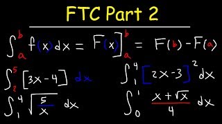 Fundamental Theorem of Calculus Part 2