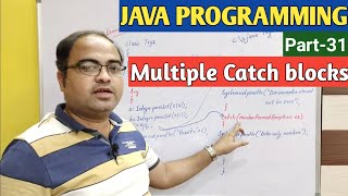 JAVA PROGRAMMING | Part-31 | Multiple Catch blocks