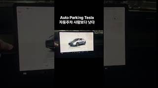 Auto Parking Tesla_테기사 자동주차 사람보다 낫네~ #automobile #smartphone #modely #tesla #테슬라 #자동주차 #autoparking