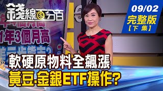 【錢線百分百】20200902完整版(下集)《金融股外資殺紅眼 存股該賣?低買? 原物料全飆漲 投資黃豆.金銀ETF有訣竅! \