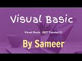 Visual Basic  NET Tutorial 21   How to use Timer Control in VB NET | Sameer