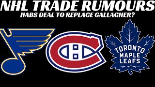 NHL Trade Rumours - Habs, Leafs, Blues, Bruins & More
