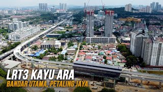LRT3 Kayu Ara (Station SA02), Bandar Utama, Damansara Utama, Petaling Jaya / LRT3 Shah Alam Line