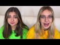 green vs yellow riddle challenge with sisters play toys