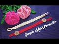 Tutorial Konektor Masker Rajut Simpel Tipe 1 || How to Crochet Simple Mask Connector