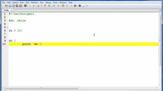 perl tutorial NO 28 do while loop