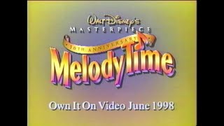 Melody Time - 1998 "50th Anniversary" Masterpiece Collection VHS Trailer