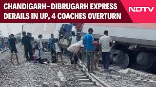 Gonda Train Accident: Chandigarh-Dibrugarh Express Derails In UP, 4 Coaches Overturn