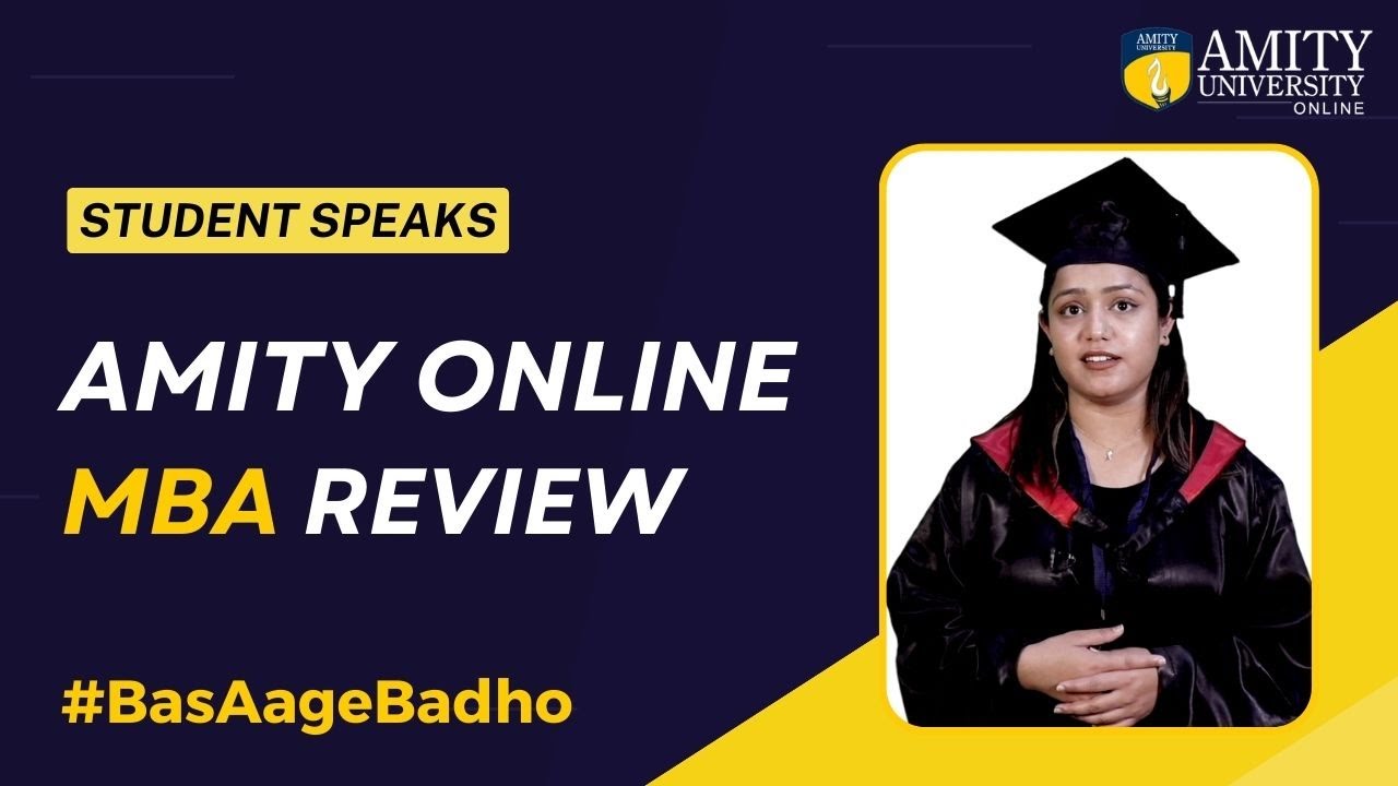 Amity University Online MBA Review | Gazal | Online Master Of Business ...