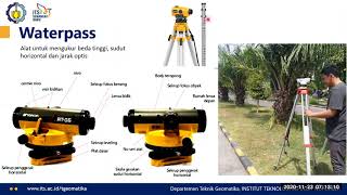 Mengenal Peralatan Survei Dasar; Elementary Surveying Equipment