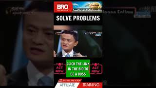 Jack Ma's Ultimate Advice for Starting a Business - Solve Problems  #shorts