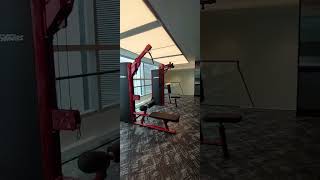 Bangkok Eastin Grand Phayathai gym/weight training  on 22nd floor, 2023.10.02