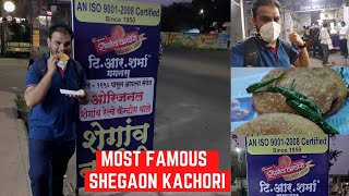 MOST FAMOUS SHEGOAN KACHORI REVIEW  |T.R Sharma शेगाव कचोरी |