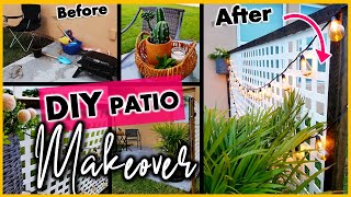 DIY Patio Makeover On A Budget | Outdoor Decorating Ideas 2021