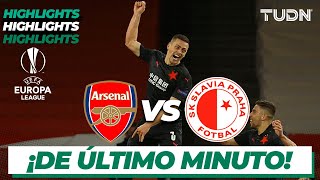 Highlights | Arsenal vs Slavia Praga | Europa League 2021 - Cuartos final Ida | TUDN
