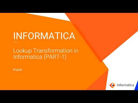 Lookup Transformation in Informatica (Part 1)