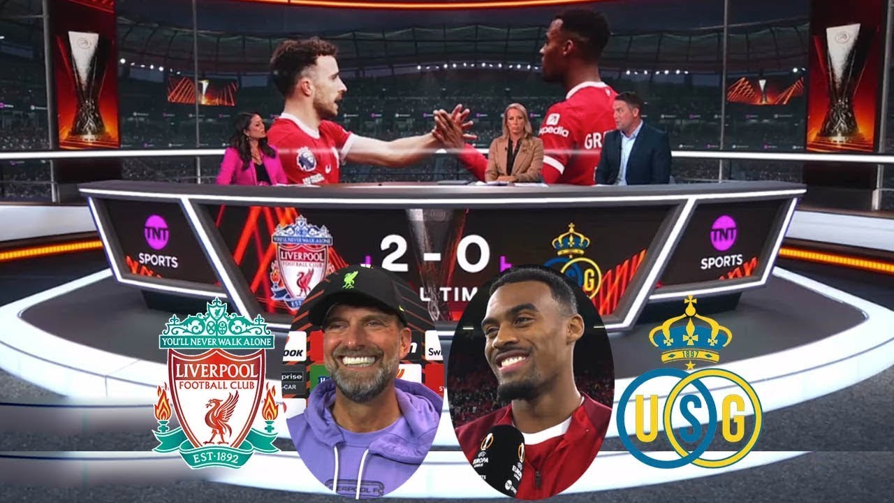 Liverpool Vs Union SG 2-0 Ryan Gravenberch First Goal🔥 Jurgen Klopp And ...