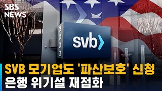 SVB 모기업도 '파산보호' 신청…은행 위기설 재점화 / SBS