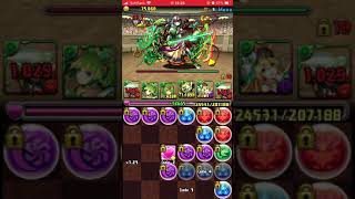 【パズドラ】3月クエスト チャレンジ8 立ち回り参考動画【チャレダン8】